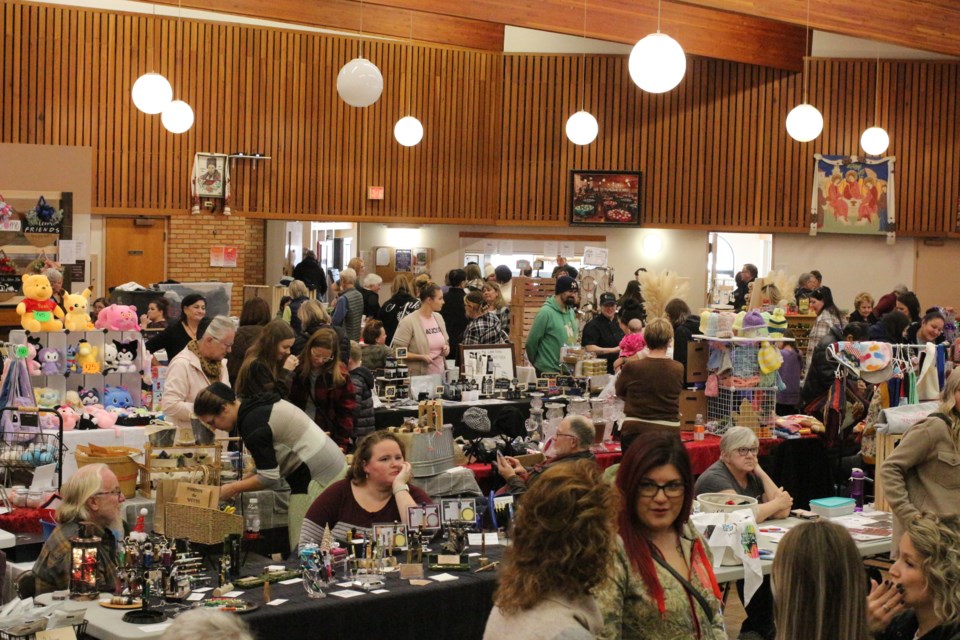 The Yorkton Christmas Shopping Blitz Trade Craft & Bake Sale was held over the weekend.  Now in its seventh year, the trade show sees upwards of 70 vendors with a majority of them being of local origin.