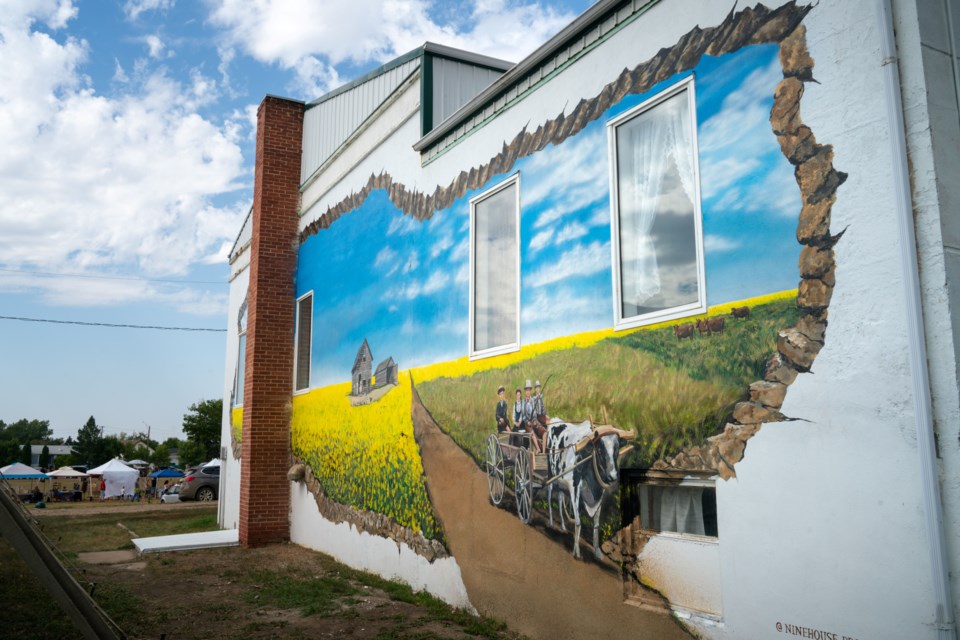 Coronach Museum Mural