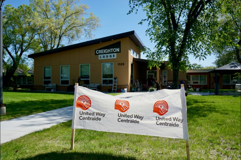 Creighton Lodge once again saw a big crew from Kingston Midstream taking care of multiple projects during the United Way Estevan Day of Caring. 