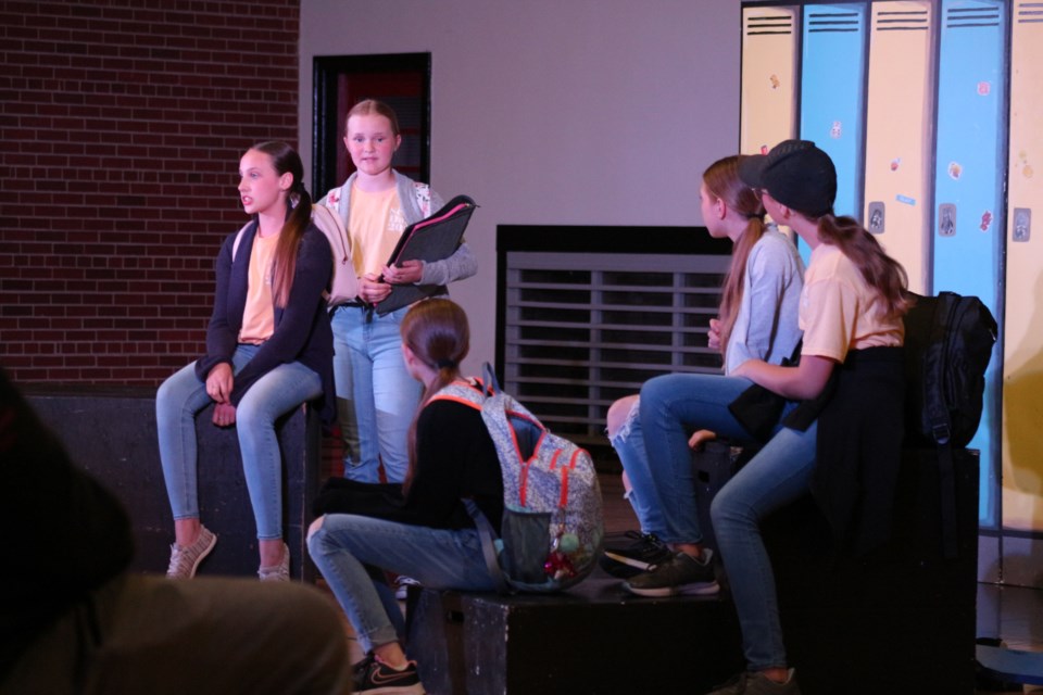 Students of the extra-curricular drama program at Dr. Brass performed School Daze on the evening of Thursday, June 16.