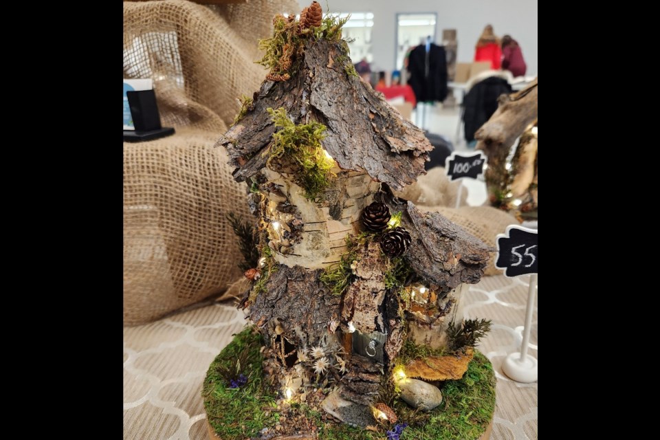 Tiny, delicately created enchanted homes were among the offerings at Wilkie's Spring Trade Show held March 11.