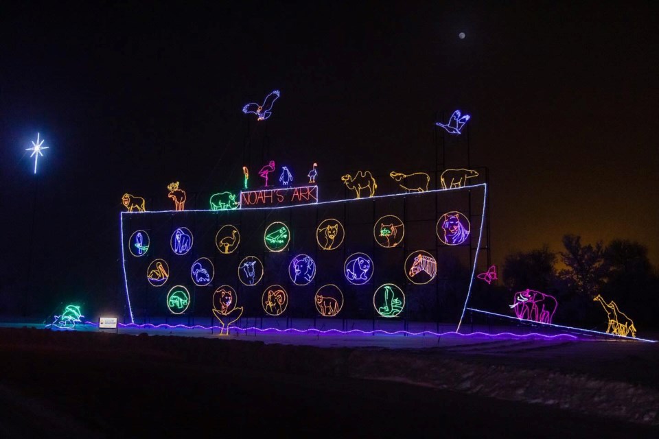 Noah's Ark is one of the more popular displays at Saskatoon's Enchanted Forest, now celebrating their 25th year.