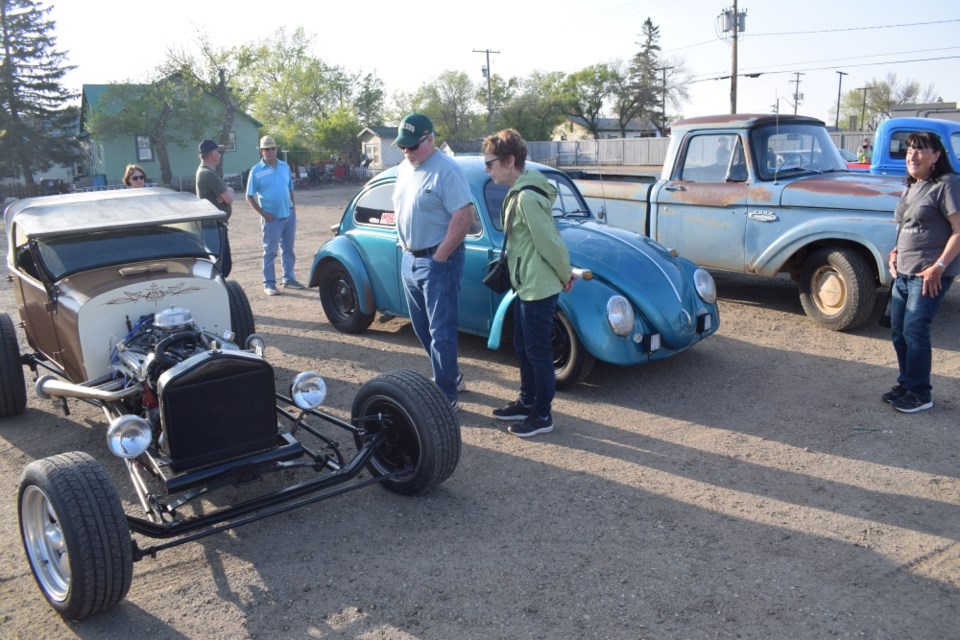 The Estevan Car Club held its first show and shine of the season Friday night. 