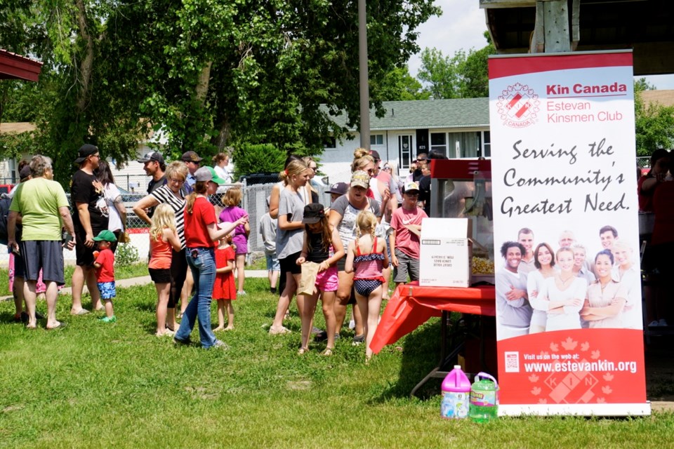 Estevan Kinsmen and Kinette Clubs hosted a free Canada Day BBQ.                                