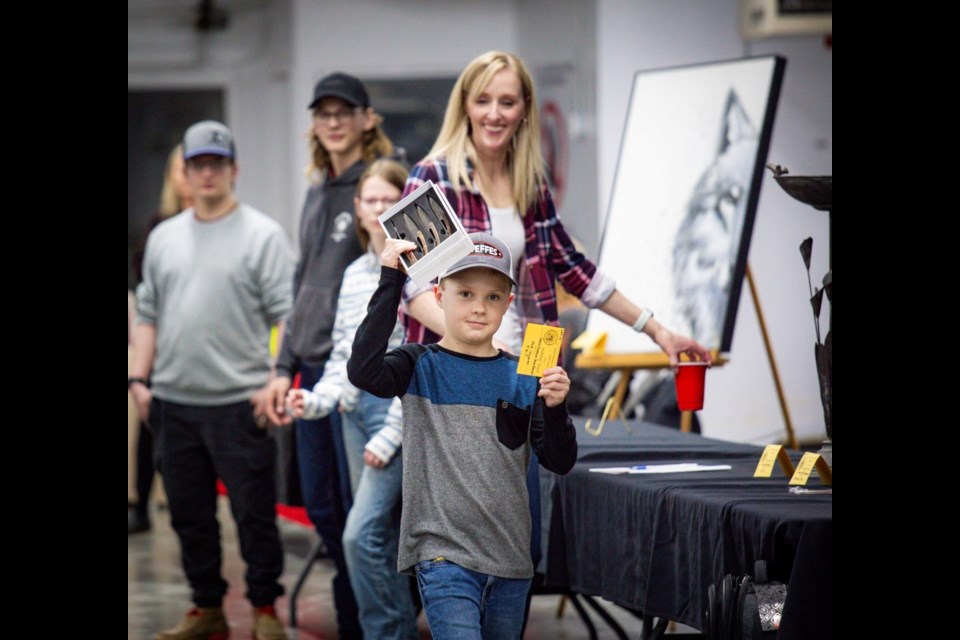 Guests enjoy an evening of food, auctions and recognition at the Estevan Wildlife Federation’s 39th annual fundraising supper.
