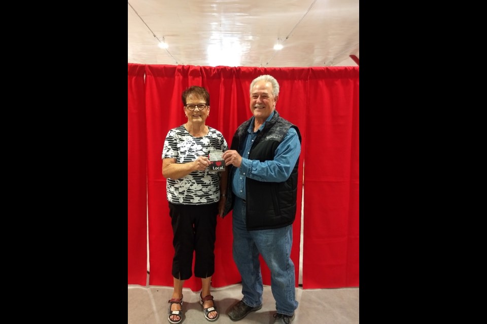 Elaine Ackerman was the lucky winner of a $200 grocery voucher at the 2022 Unity Ag. Society Fall Fair and Trade Show.