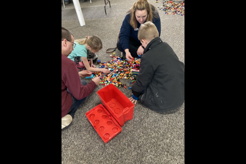 Classic creations using Lego provided much entertainment at this family event in Wilkie.