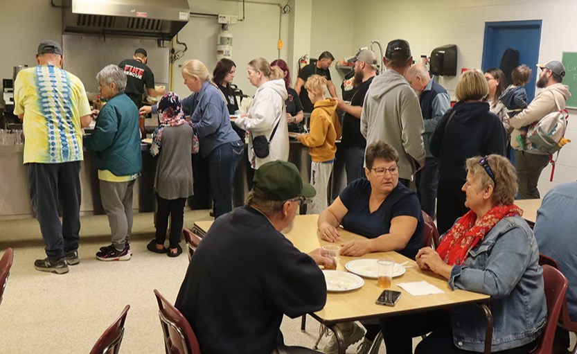 Lineups were long but the wait was well worth it at the firefighter pancake breakfast to kick of the Canora Homecoming & Street Festival on Aug. 16.