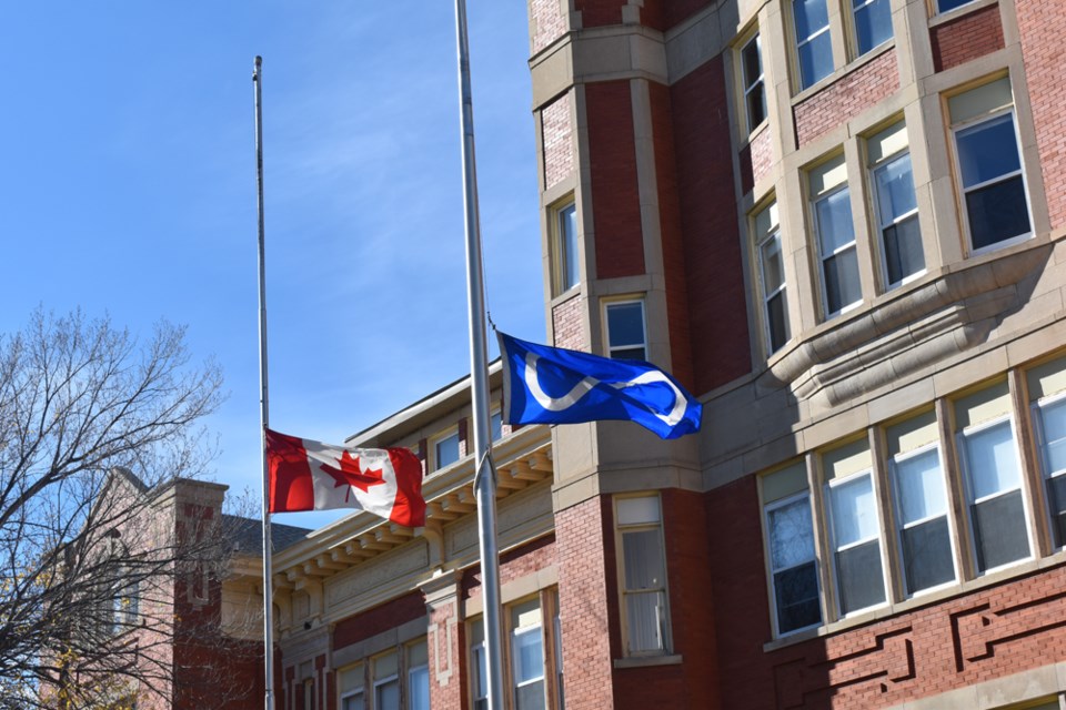 Flags were flown in half staff in schools and other establishments to honour National Day for Truth and Reconciliation on Thursday.