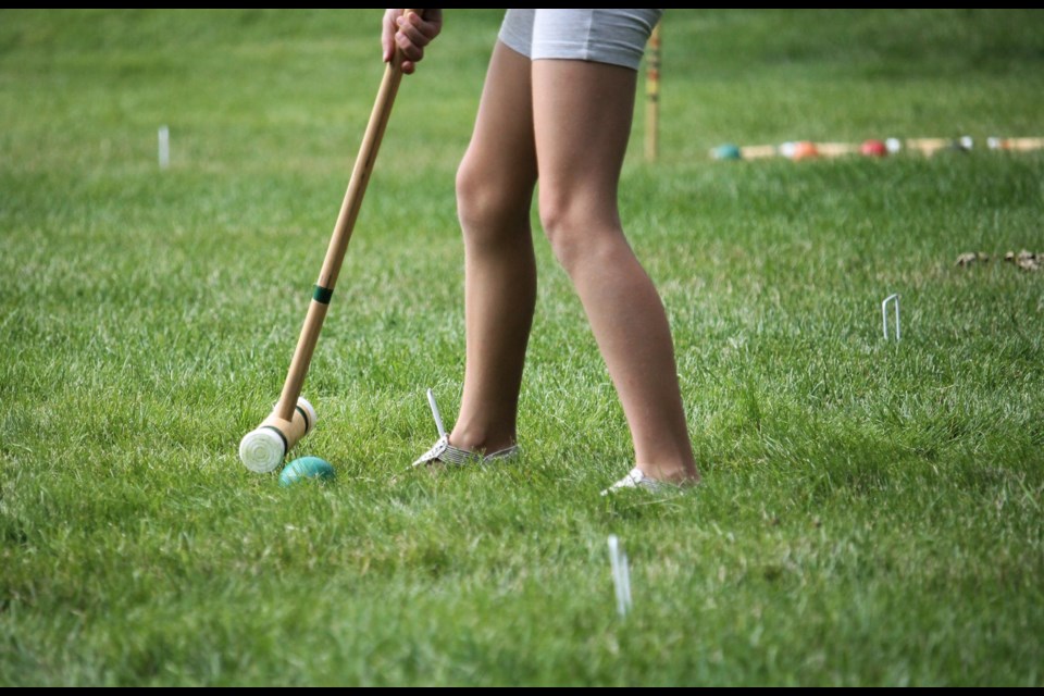 Government House in Regina hosted a Fun and Games Day, which included some Edwardian favorite games.