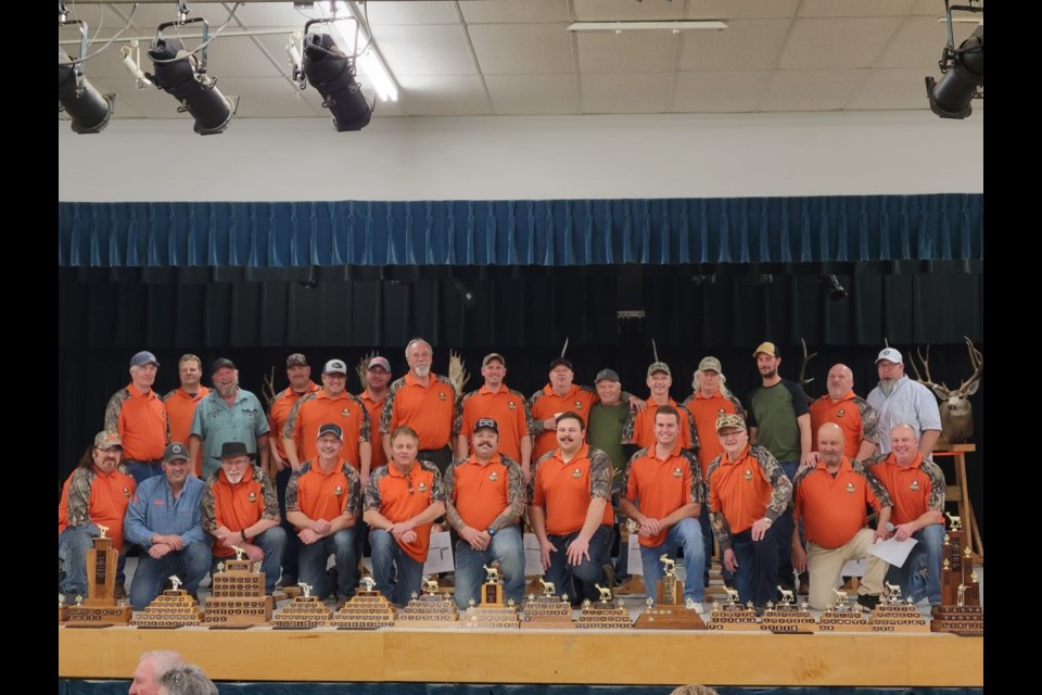 Members of the Macklin Wildlife Federation pose for a group photo at their annual awards night Jan. 14.