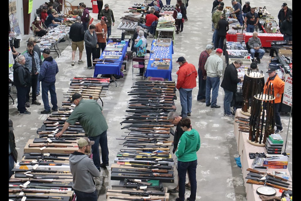 At the 11th Annual River Ridge Fish & Game Gun Show, 26 vendors drew interest from the many outdoor enthusiasts who came through the doors of Canora’s Sylvia Fedoruk Centre.