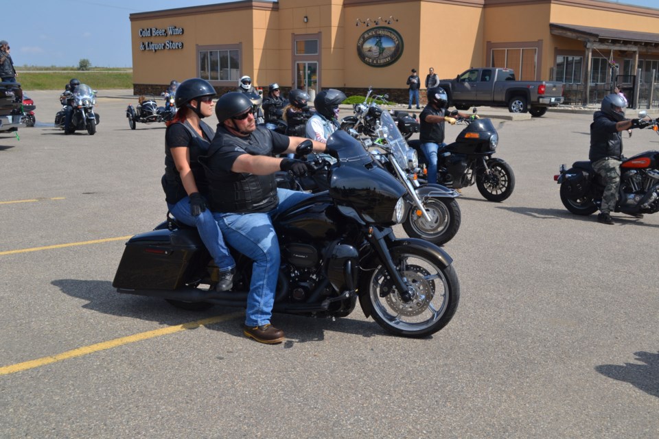 The Heretics Motorcycle Club held its annual Ride for Memphis - a fundraiser for the fight against Duchenne muscular dystrophy. 