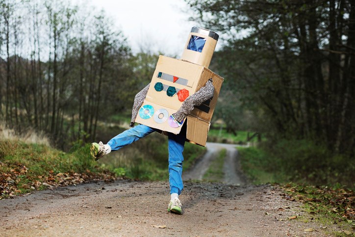 homemade robot costume