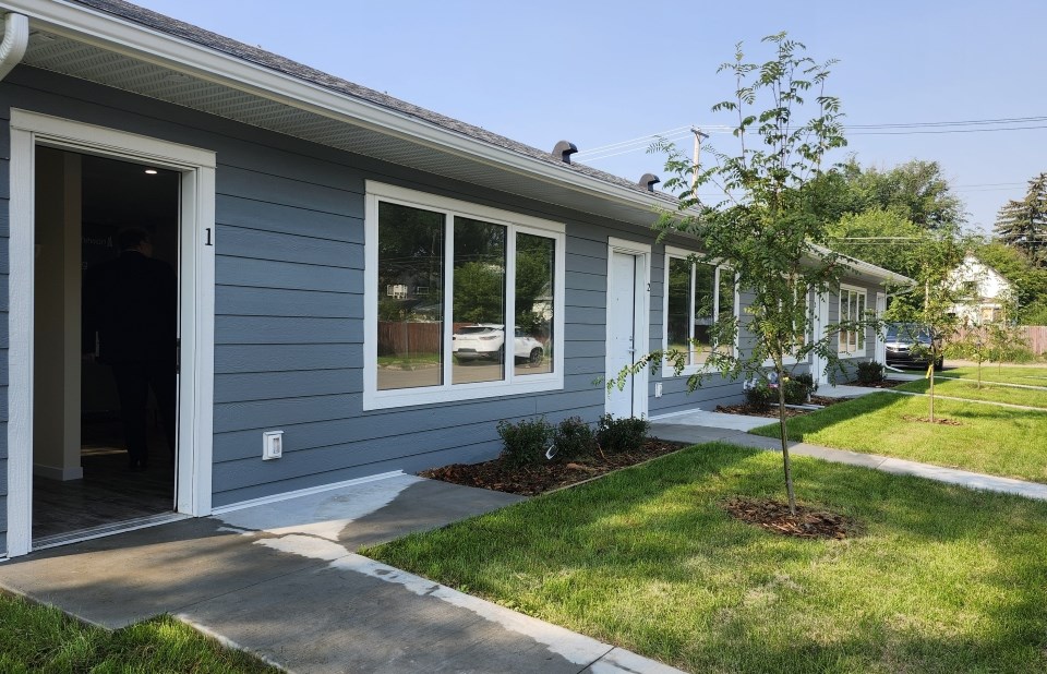 The four units are now available for occupancy.