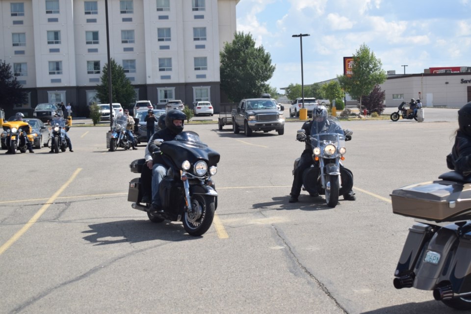 The Heretics Motorcycle Club held its annual Ride for Memphis fundraiser on Saturday. 