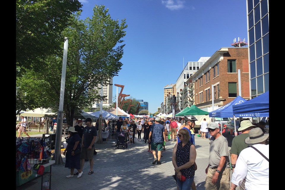 Scenes from the farmers market during I Love Regina day.