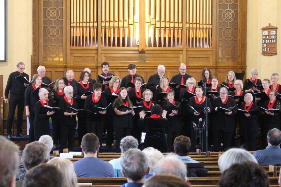 The Yorkton Community Choir held their annual Christmas concert at St. Andrews United Church the afternoon of Dec. 8. The musical performance, conducted by Lauren Hearn, featured traditional Christmas songs as well as renditions of more modern music.