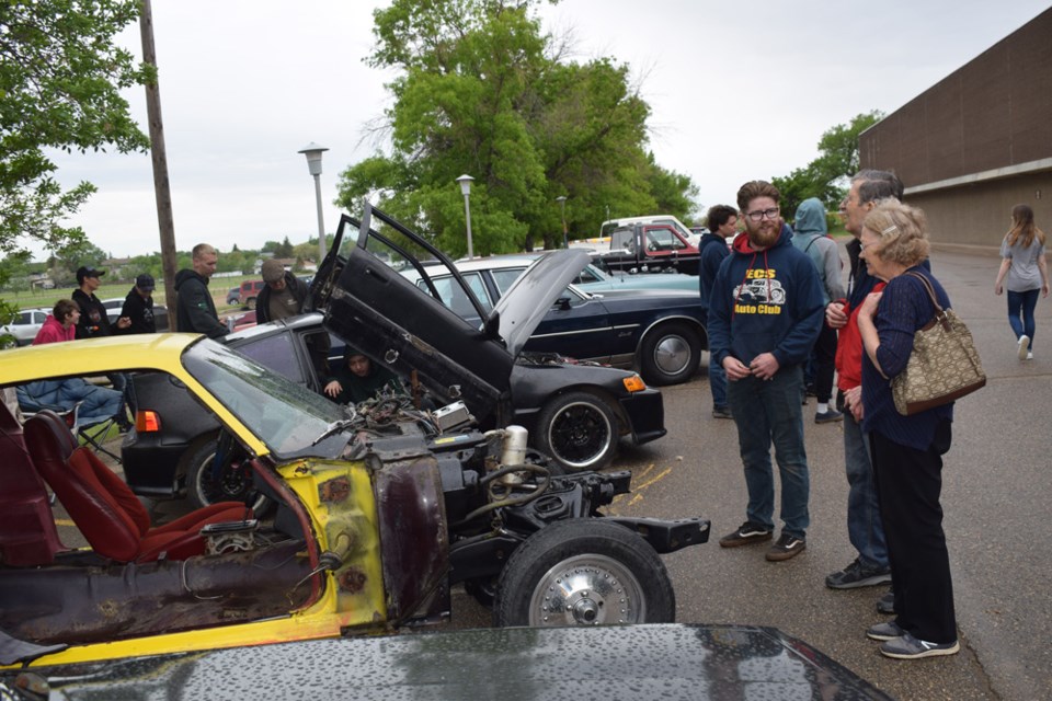 The John Dyck Show and Shine was held at ECS on Friday.