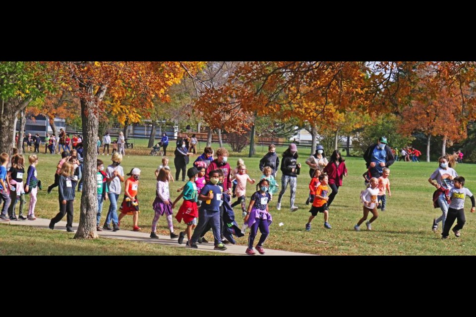 Archive: Students walked, and some ran, as they took part in the Terry Fox School Run in Jubilee Park.