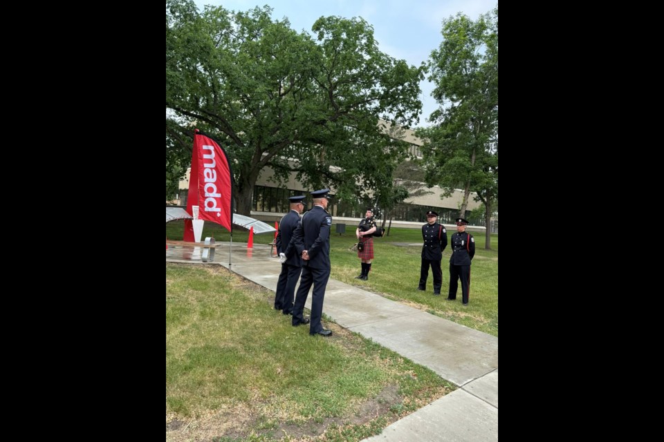 MADD monument ceremony held June 7 on the grounds of Saskatoon's City Hall.