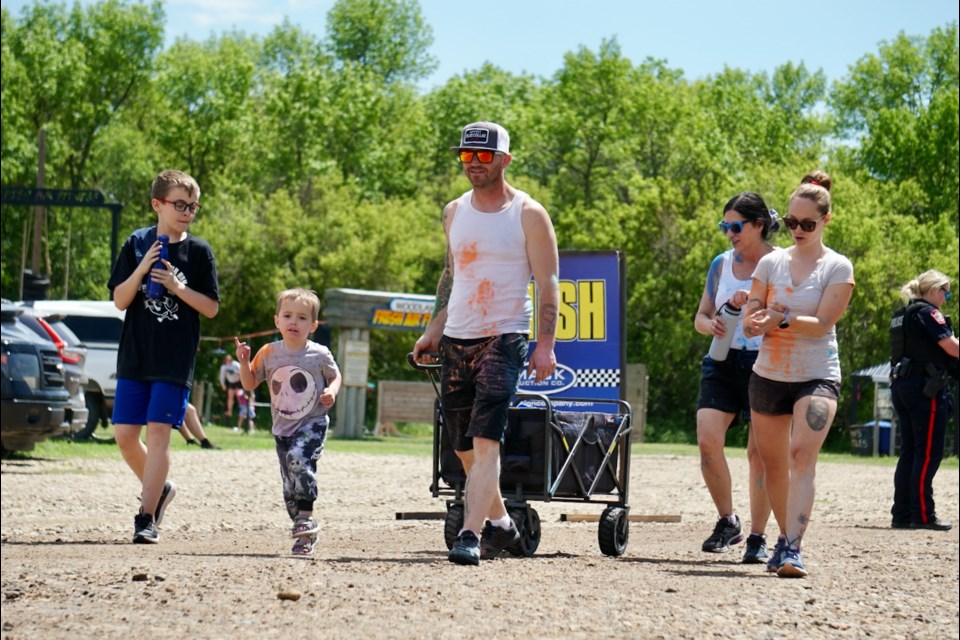Estevan Police Association held its annual Max Fun Colour Run on Sunday at Woodlawn Regional Park.                         