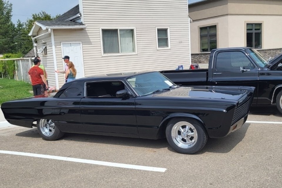 Many vehicles were entered in the Midale Classy Car Show. 