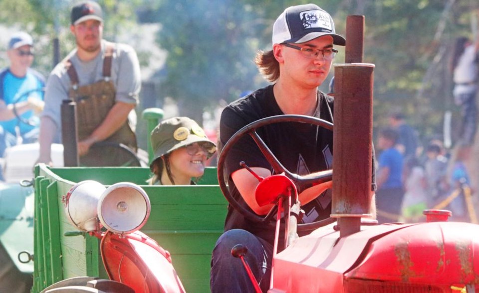 Midale tractor drivers