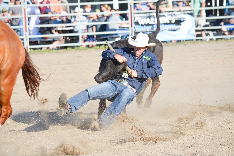 Observed At: The 88th annual Moose Mountain Pro Rodeo on the weekend of Saturday, July 31. The village of Kennedy has a population of just over 200, but this past weekend, it grew to over 1,500 attending the 88th annual Moose Mountain Pro Rodeo on Saturday. The village became a large campground this past Friday, Saturday and Sunday with all the campers and horse trailers pulling in for the big rodeo weekend. The weekend event was attended once again by many spectators of all ages.