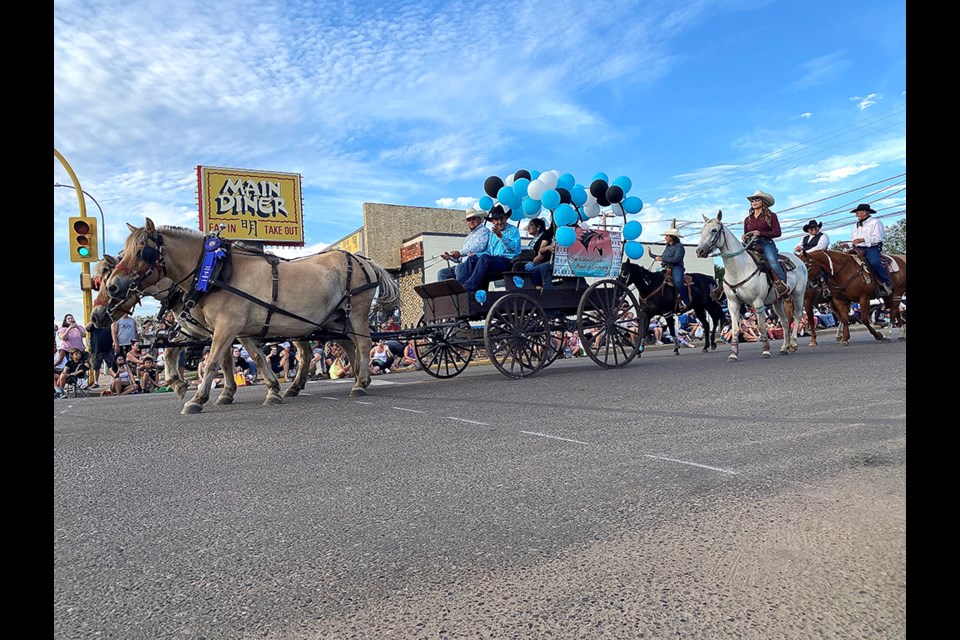 The parade featured a large turnout of unique commercial and non-commercial floats.
