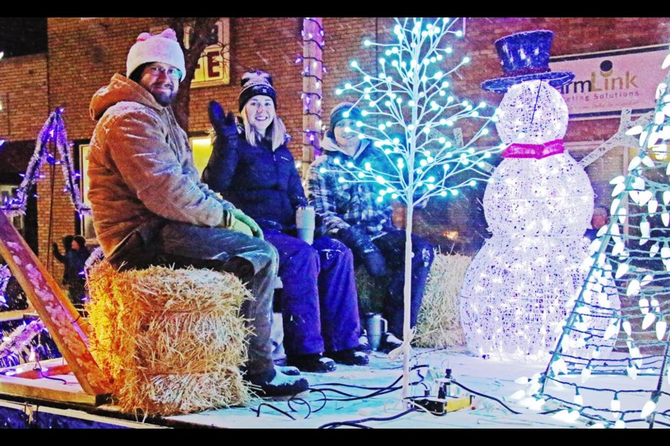 The Weyburn Security float was named the Best Float by a Business, by the Weyburn Chamber of Commerce in the Parade of Lights held on Thursday evening.