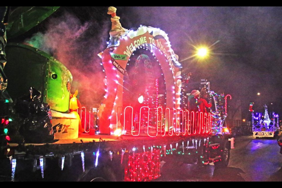 "Who-ville" came alive on the Souris Valley Industries float in the Parade of Lights in 2021.