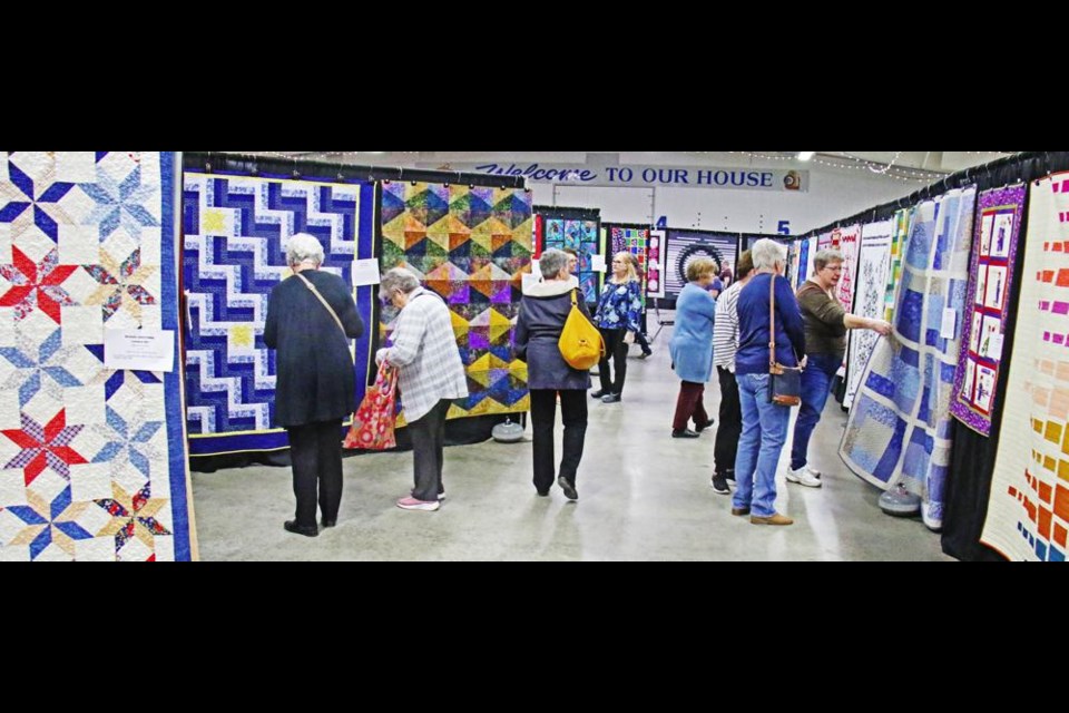 Around 450 visitors went through to see the 223 exhibits on display for Weyburn's Crocus Quilters show on Friday and Saturday.