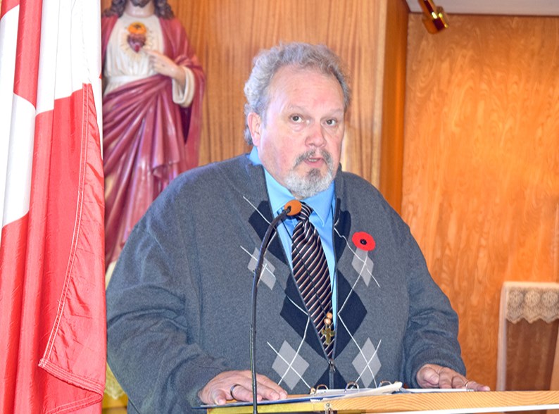 At the Canora Remembrance Day church service held at St. Joseph’s Roman Catholic Church on November 11, Pastor Brett Watson spoke on the gratitude owed to those who have sacrificed so much to serve Canada.