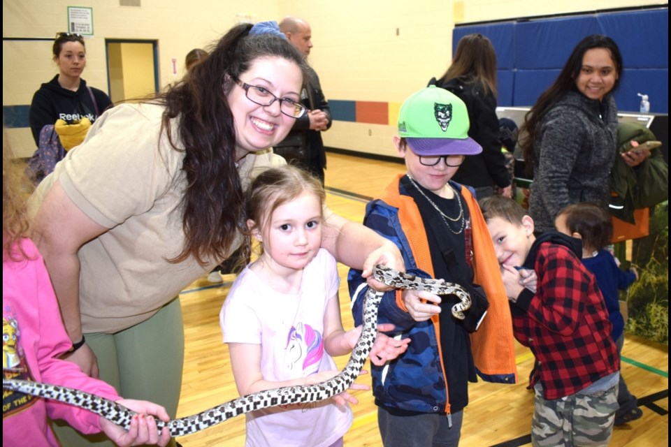 The Adventure Wranglers brought their reptile show to Estevan on Saturday. 