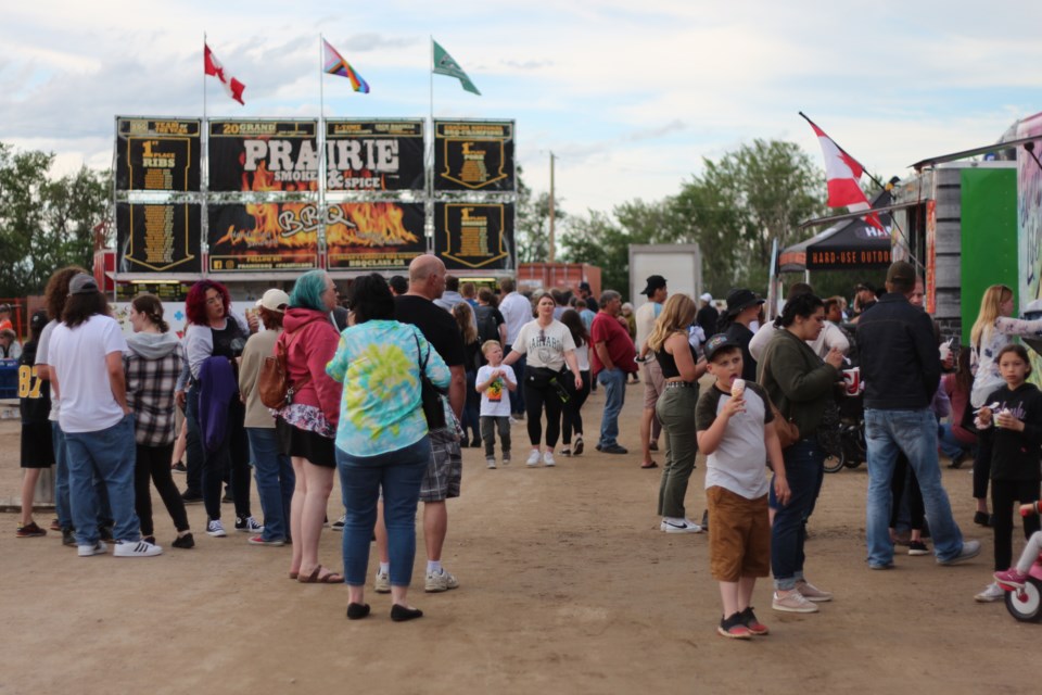 Over 1000 people came and went on Friday to experience the food and entertainment.
