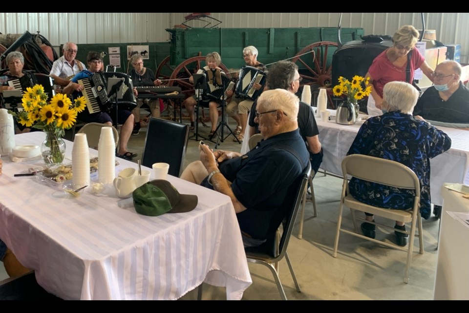 A good crowd turned out for the Souris Valley Museum's Senior Social on Wednesday. 