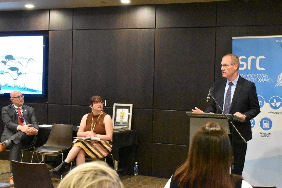 Saskatchewan Research Council President and CEO Mike Crabtree acknowledges the program's benefits to Indigenous youth.
