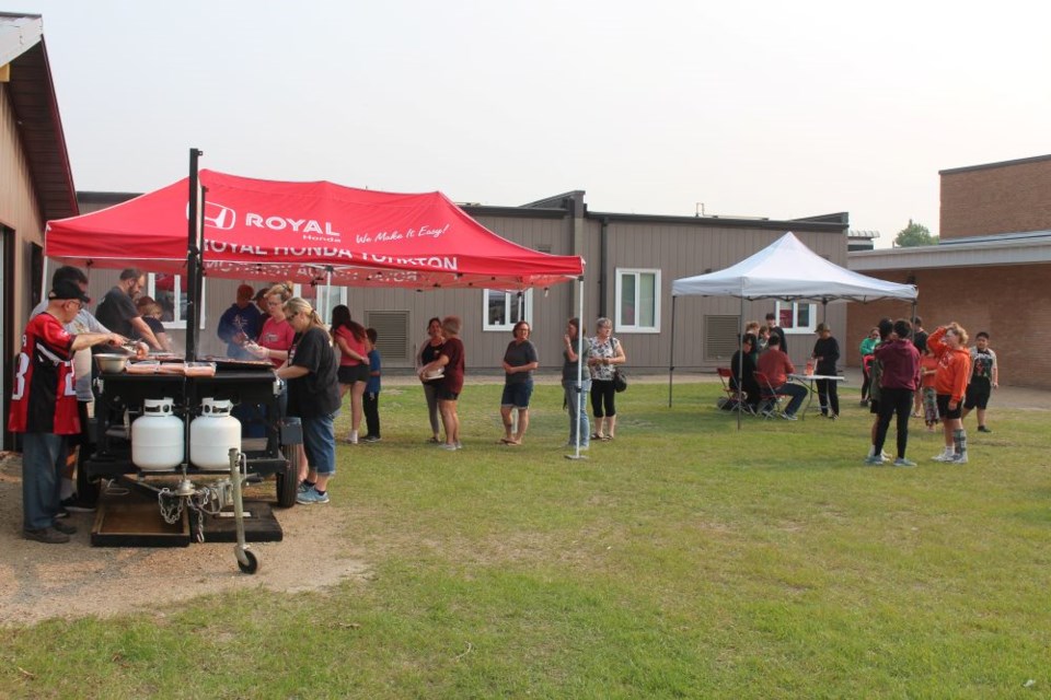 St. Alphonsus School Community Council held their annual year-end barbecue the evening of June 11. The event featured hot dogs, hamburgers and ice cream as well as appearances from Yorkton Fire Protective Services, Parkland Search and Rescue and local conservation officers.