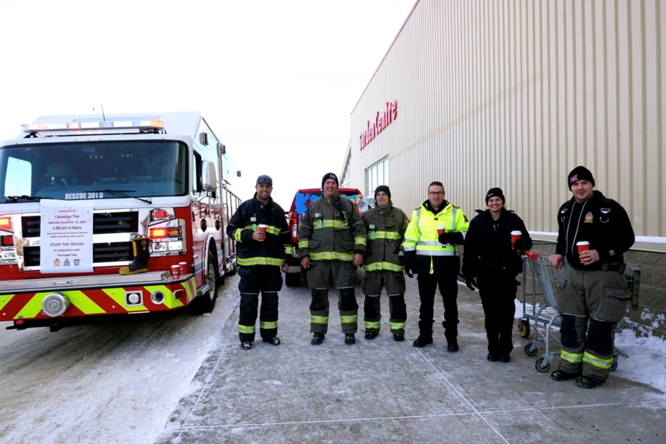 Stuff the Trucks organized by first responders is helping to raise gifts for local kids.                               