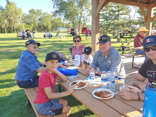 A special chili cook off between the emergency services representatives from the Fire, Ambulance and RCMP was enjoyed.