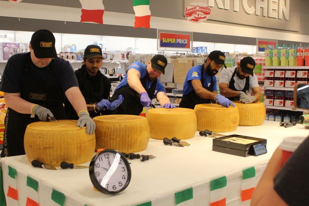 Superstore looks to set world record with cheese-cracking event