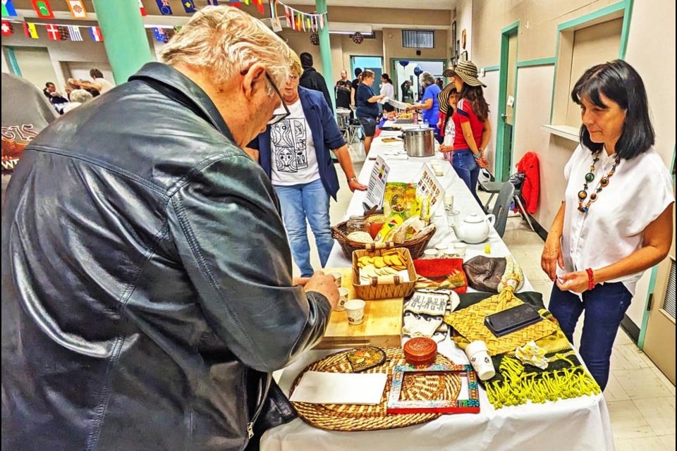 Visitors here could get some tasty treats from Ecuador at "Taste of the Nations".