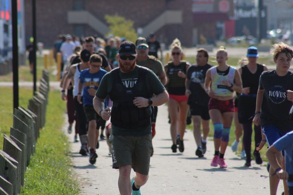78 runners participated in Sunday's event.