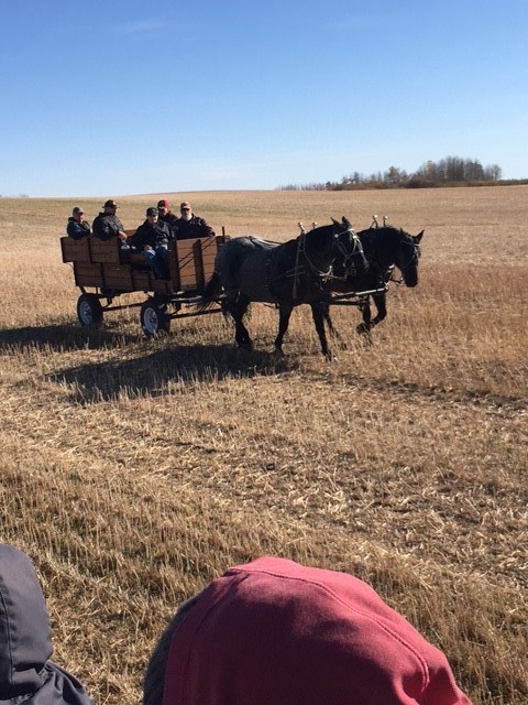 A gorgeous fall day set the tone for an afternoon mini trail ride event near Unity on Oct. 16.