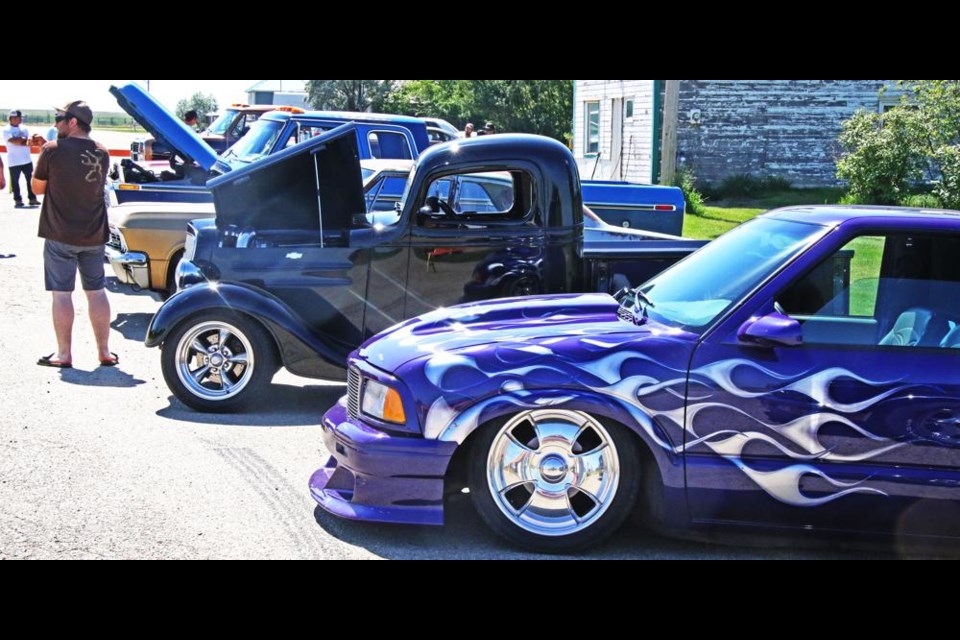 The first-ever show-and-shine was held in Trossachs by the hall on Saturday as part of the Trossachs Times community event.