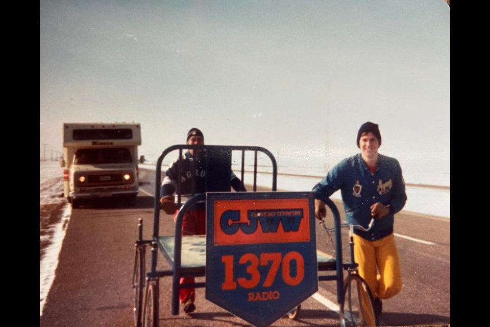 The early years of the now 41 year old bed push tradition for the U of S Agros, who will be completing their 42nd event starting Feb. 22.