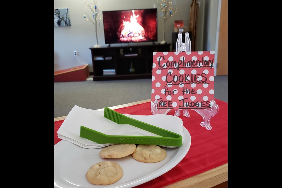 Making sure judges feel the love, Parkview Place included these treats in a past contest that was part of Winter Wonderland. festivities in Unity.