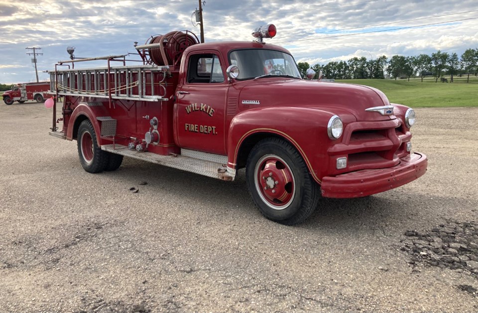 wilkie museum fire truck
