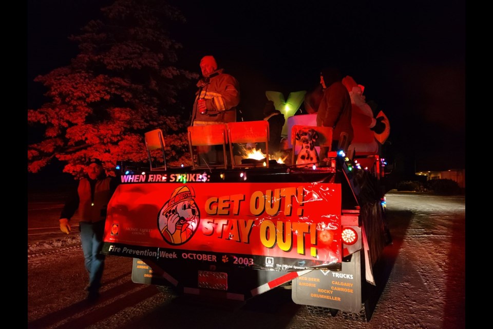 Unity Fire Department were part of 2021 Winter Lights parade that was part of the community's Winter Wonderland community Christmas kick off. 